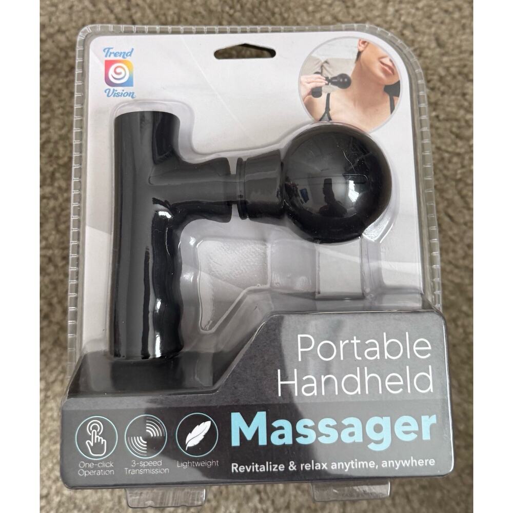 Trend Vision Portable Handheld Massager 3-Speed Lightweight Muscle Relaxation